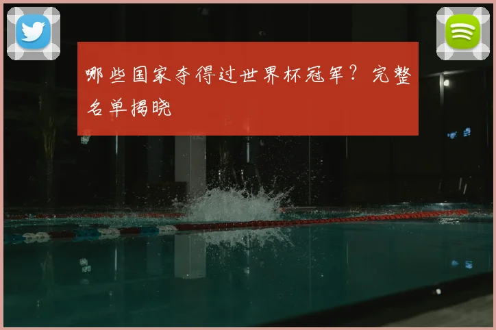 哪些国家夺得过世界杯冠军？完整名单揭晓